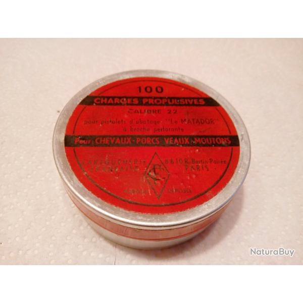 Charges propulsives calibre 22 Cartoucherie franaise