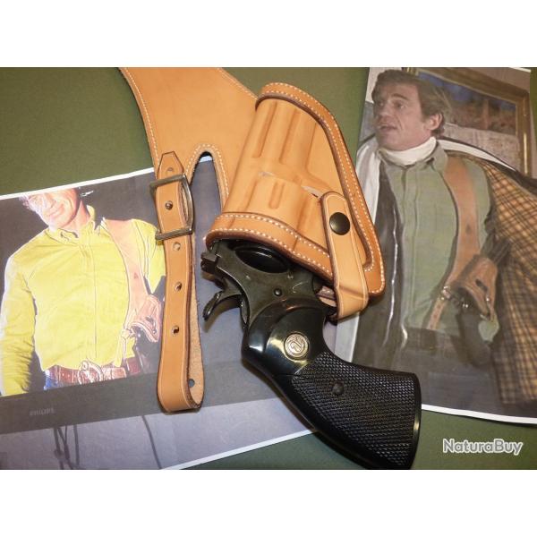 ETUI  AISSELLE PYTHON de  BELMONDO flic ou voyou (Entreprise artisanale franaise )