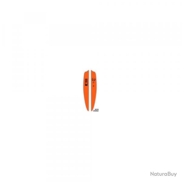 Plumes Zen 4 pouces Bohning Bright Orange x 100