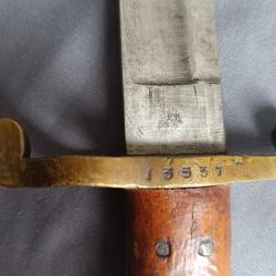 Baïonnette suédoise M1903 pour les garde-côtes. À l'origine M1867 !! Une pièce rare !!!