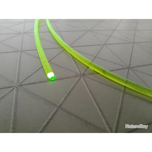 Fibre optique verte 1.5 mm x 20 cm
