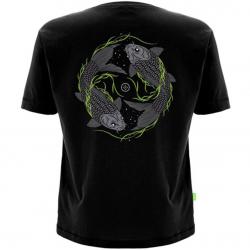 Tee Shirt Manches Courtes Homme Kumu Tshirt Vortex - Noir