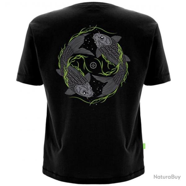 Tee Shirt Manches Courtes Homme Kumu Tshirt Vortex - Noir