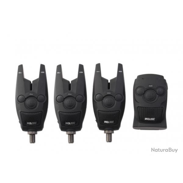 Coffret 3 dtecteurs prologic bat but alarm + centrale