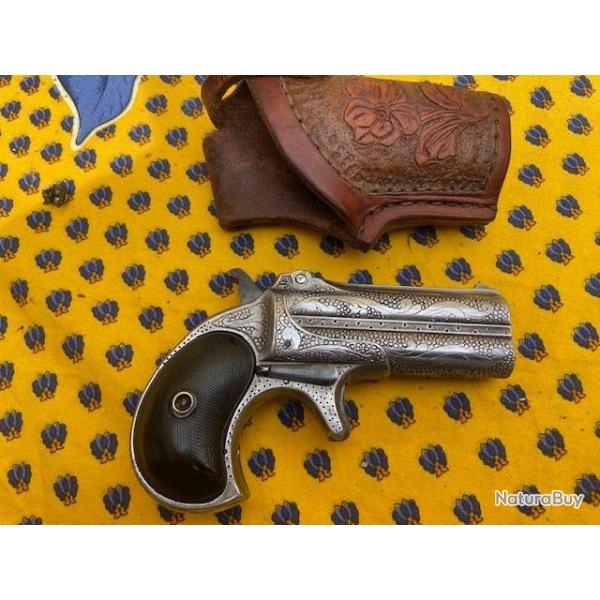 RARE REMINGTON DERRINGER 41 RF LUXE GRAV