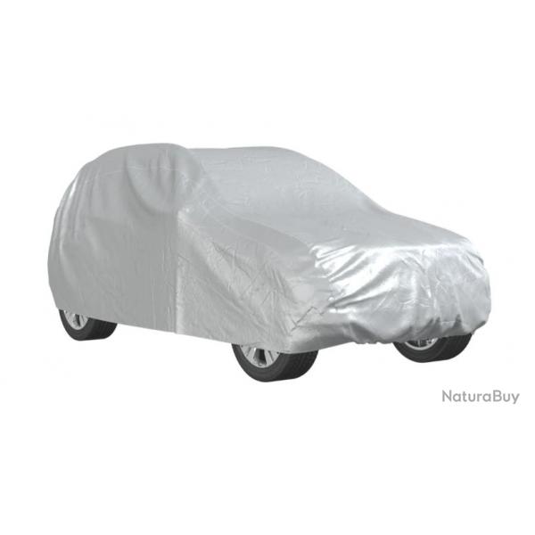 Housse argente PEVA pour SUV taille M - Protection extrieure complte avec sangles  boucle