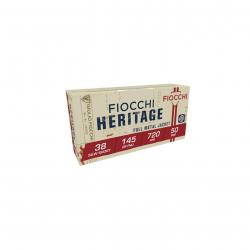 FIOCCHI Héritage cal.38 S&W Short FMJ 145gr X50