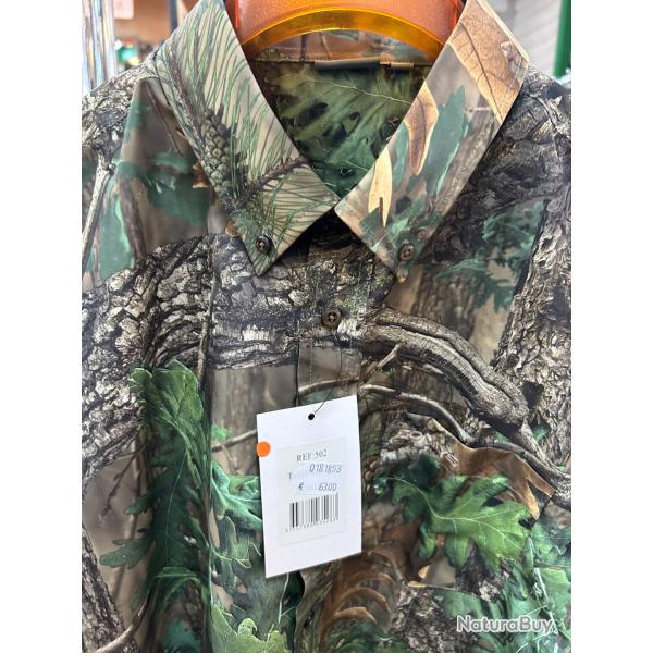 CHEMISE FEUILLAGE SOMLYS