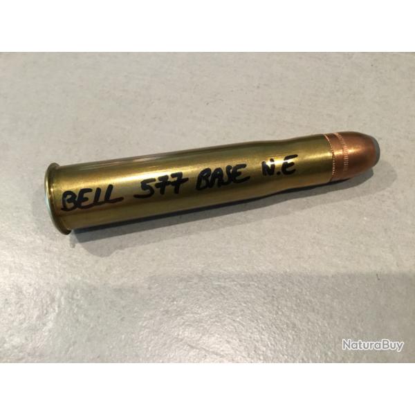 Cartouche 577  NITRO EXPRESS BELL BASE 1/2 blinde