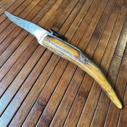 COUTEAU CORNILLON BOIS DE CERF XlX Éme