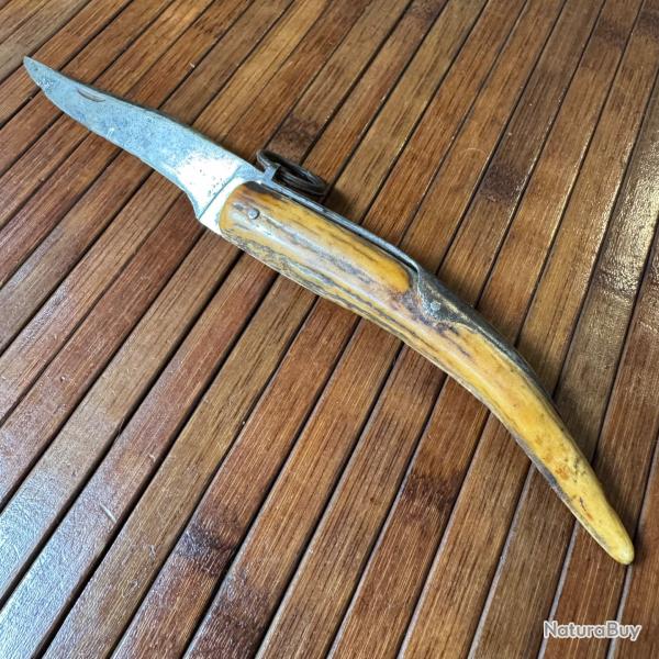 COUTEAU CORNILLON BOIS DE CERF XlX me