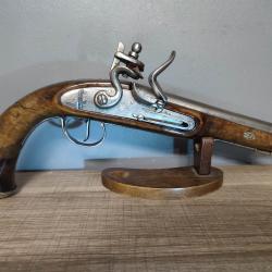 Pistolet à silex poinçon couronné pour décoration
