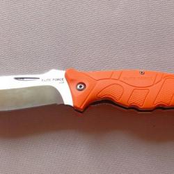 Couteau pliant Elite Force 404A avec manche orange