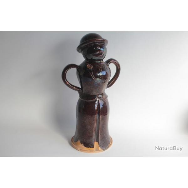 pi de fatage anthropomorphe terre vernisse Poterie