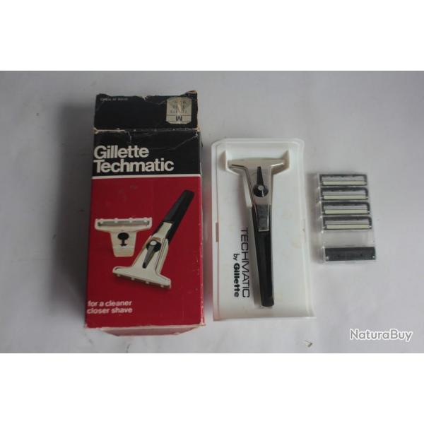 GILLETTE Ancien rasoir Techmatic