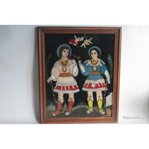 Icne peinture fixe sous verre les nafs espagnols