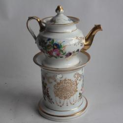 Tisanière porcelaine XIXe siècle