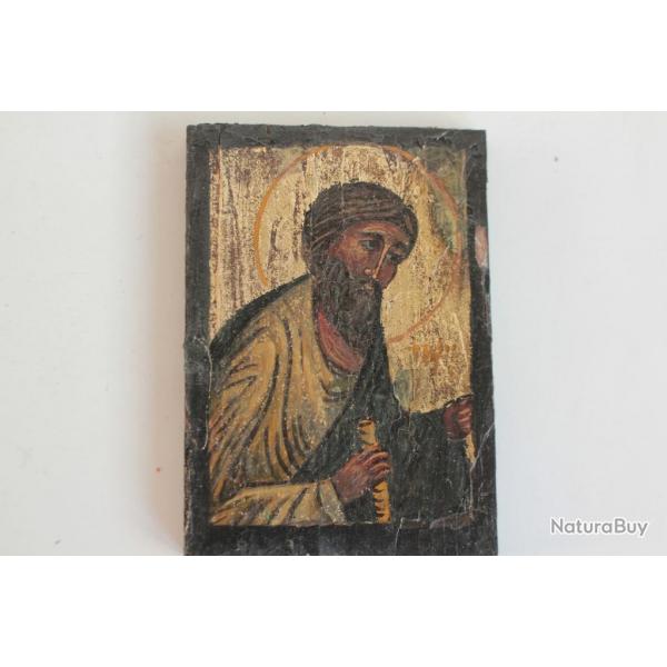 Ancienne Icne orthodoxe Prophte de l'ancien Testament