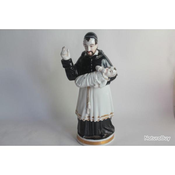 Tisanire porcelaine figurative Saint Vincent de Paul