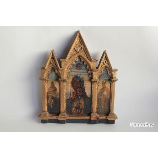 Ancienne Icne orthodoxe triptyque