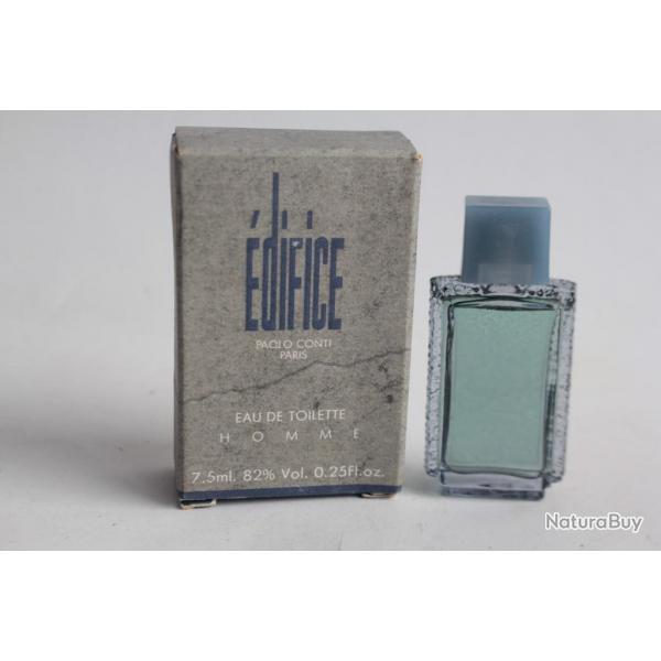 Flacon miniature Eau de toilette difice Paolo Conti homme 7,5 ml