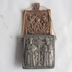 Icône orthodoxe de voyage Notre Dame du Signe XVIIIe siècle