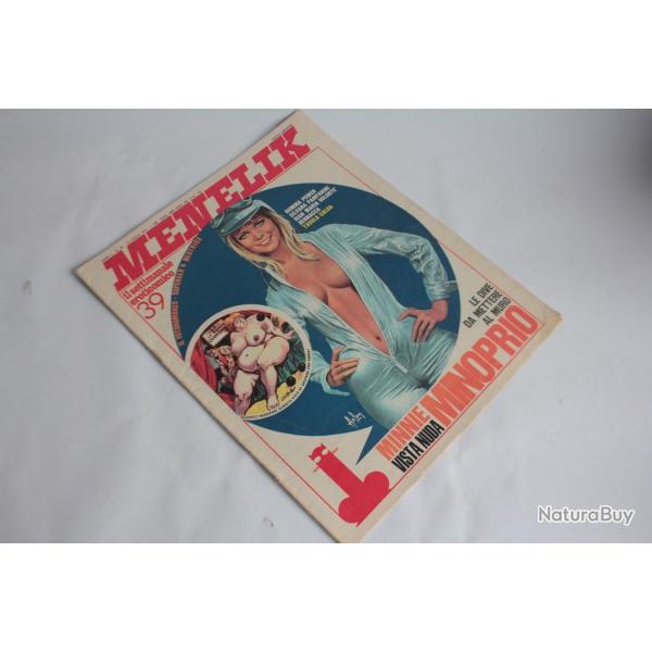 Revue italienne Menelik n39 1972 Pin-up