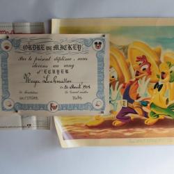 Affiche film Les Trois Caballeros Walt Disney Mickey Magazine