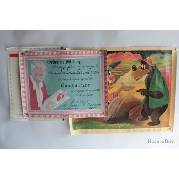 Affiche film Mlodie du Sud Walt Disney Mickey Magazine