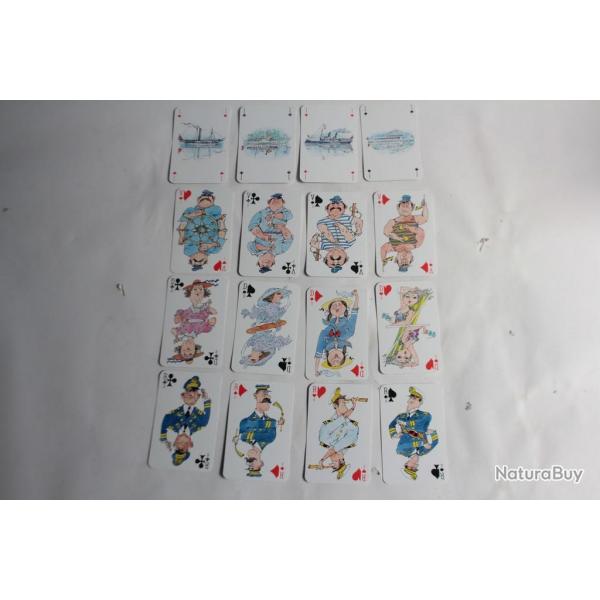 Jeu de cartes CGN Bateaux lac Lman illustrations Perret Suisse