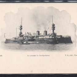 CPA - Marine Militaire -Le cuirasse Le Jaureguiberry N°3679