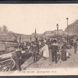 CPA - Marine Militaire -TOULON -Carre du Port -B C N°3680