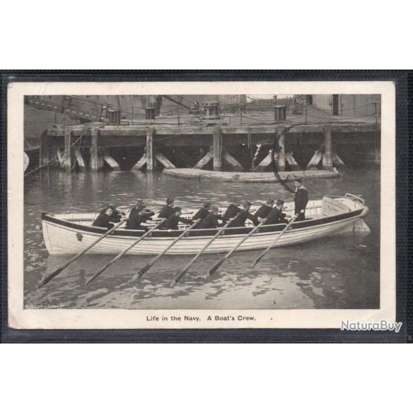 CPA - Marine Militaire -TLife the Navy A Boat s Crew N3681