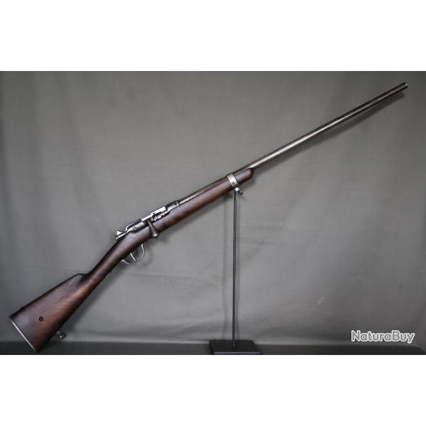 Fusil chassepot 1866 modifi en gras 1874 puis rechambr lisse en calibre 24 de chasse