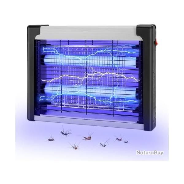 Lampe UV Anti Moustique, Moustique Electrique 4W Porte 80M