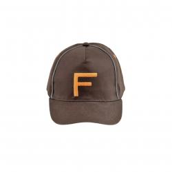 Casquette Franchi marron et orange