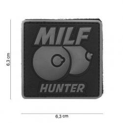 Patch 3D PVC Milf hunter (101 Inc) Gris
