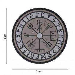 Patch 3D PVC Runes Protection (101 Inc) Gris
