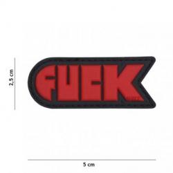 Patch 3D PVC Fuck (101 Inc) Rouge