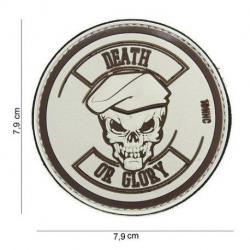 Patch 3D PVC Death or Glory (101 Inc) Désert