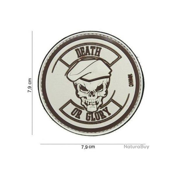 Patch 3D PVC Death or Glory (101 Inc) Dsert