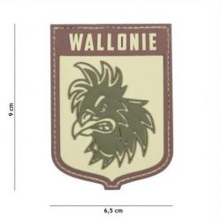 Patch 3D PVC Ecusson Wallonie (101 Inc) Multicam