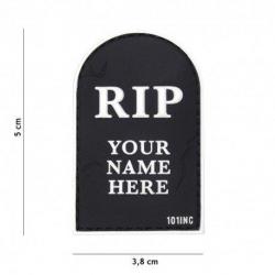 Patch 3D PVC RIP (101 Inc) Noir