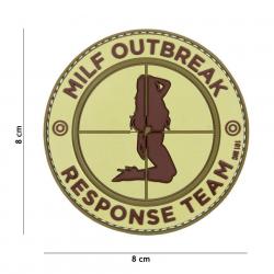 Patch 3D PVC Milf Outbreak (101 Inc) Désert