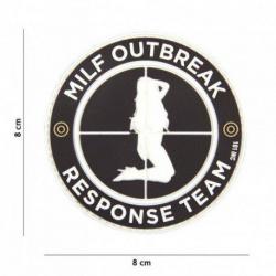 Patch 3D PVC Milf Outbreak (101 Inc) Noir