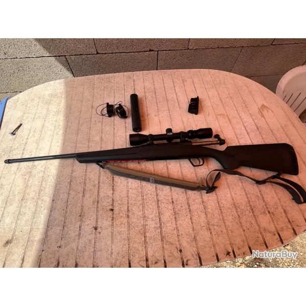 Carabine  verrou Savage axis cal 308 avec lunette