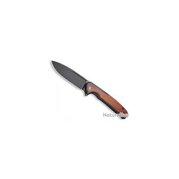 Couteau civivi  VOLTAIC lame acier 14C28N finition blackwash + pochette noir