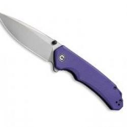 Couteau civivi BRAZEN lame acier 14C28N finition stonewashed + pochette
