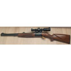 EXPRESS SUPERPOSE FABARM ASPER 2 NOIR CALIBRE 8X57 JRS +LUNETTE MICRODOT 1-4X24 + FOUREAU