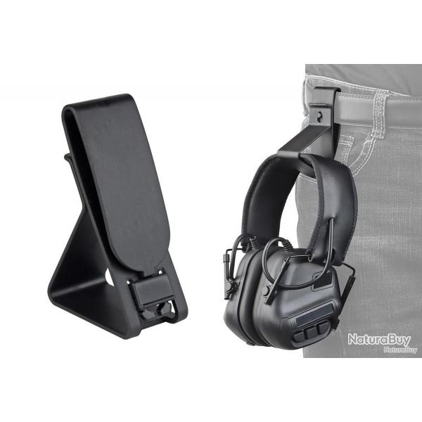 Attache pour casque de tir - ceinture ou sac a dos - LIVRAISON GRATUITE